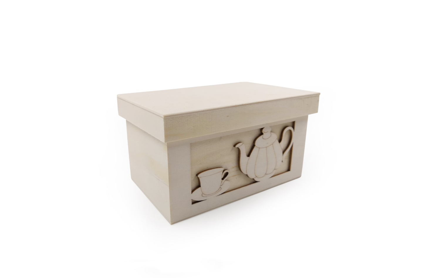 Houten Theedoos 16x10x8,5 cm