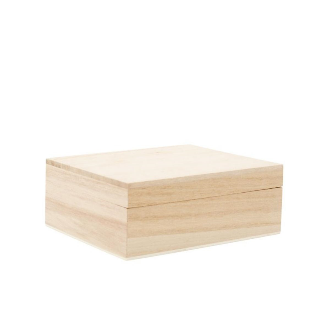 Wooden Box 13x11.5x5 cm