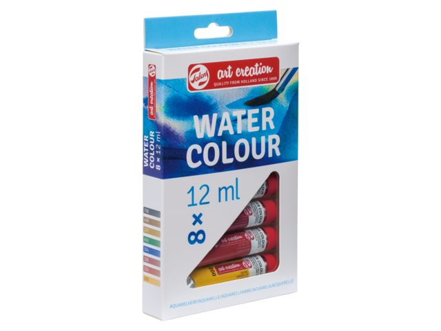 TAC Watercolour Set 8 colours x 12 ml