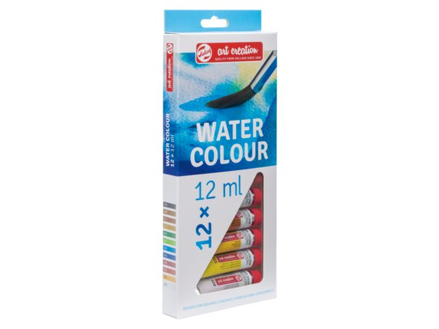 TAC Aquarellfarben-Set 12 Farben x 12 ml