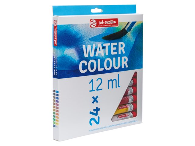 TAC Watercolor Paint Set 24 colors x12 ml