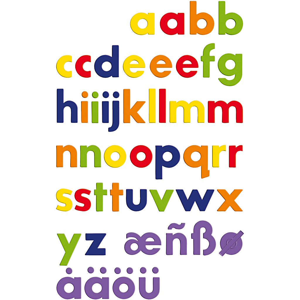 CC Magnetische Letters 48 stuks