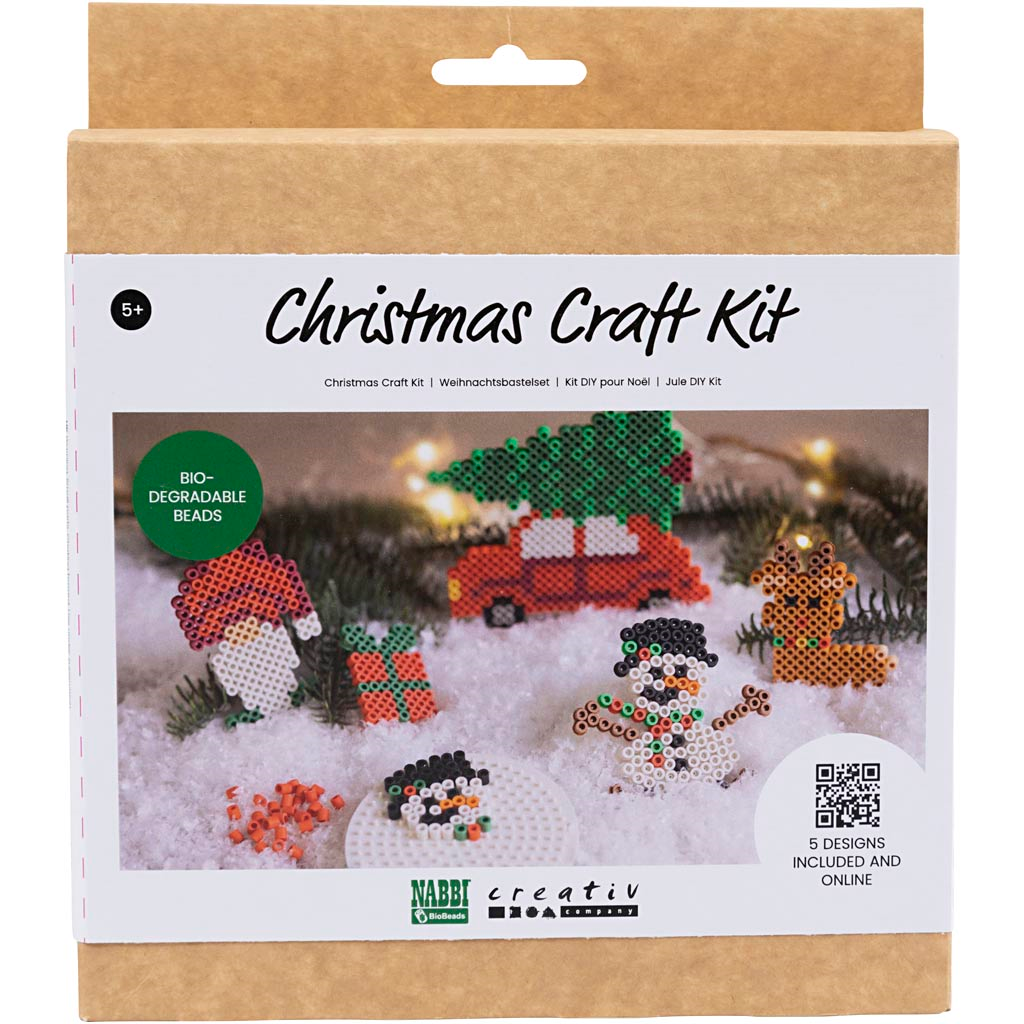 Nabbi BioBeads Creatieve Strijkkralen Set Kerst