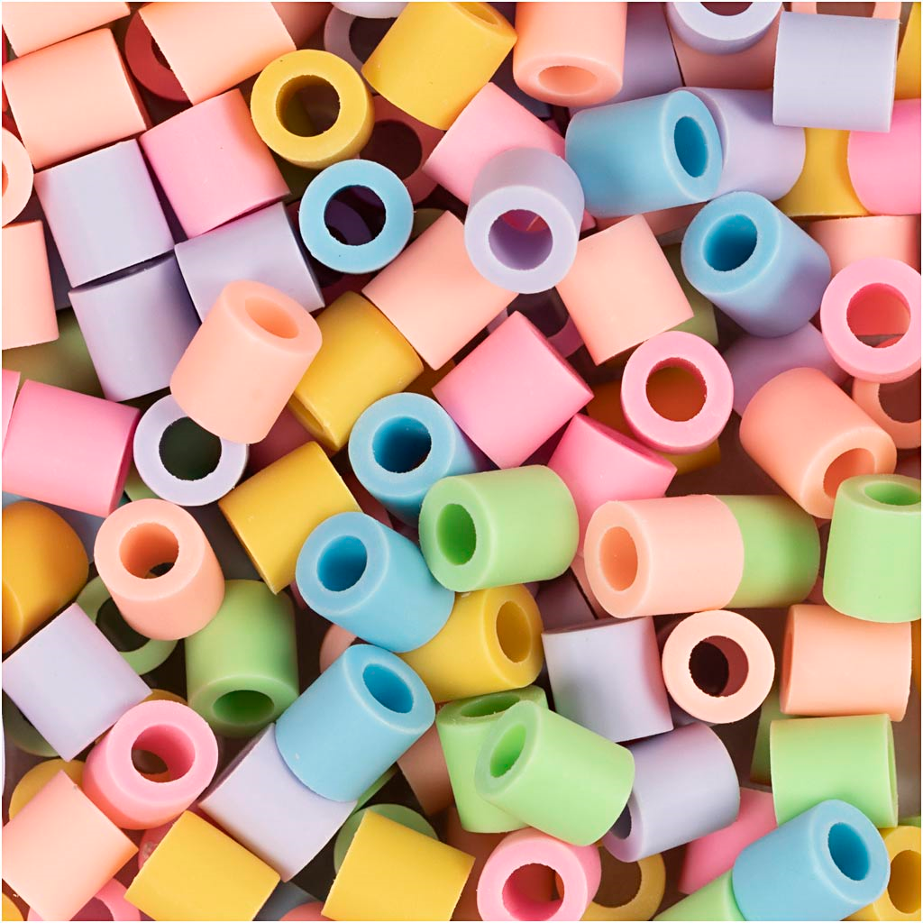 Nabbi BioBeads Iron-on Beads Pastel Colours 1000 pcs