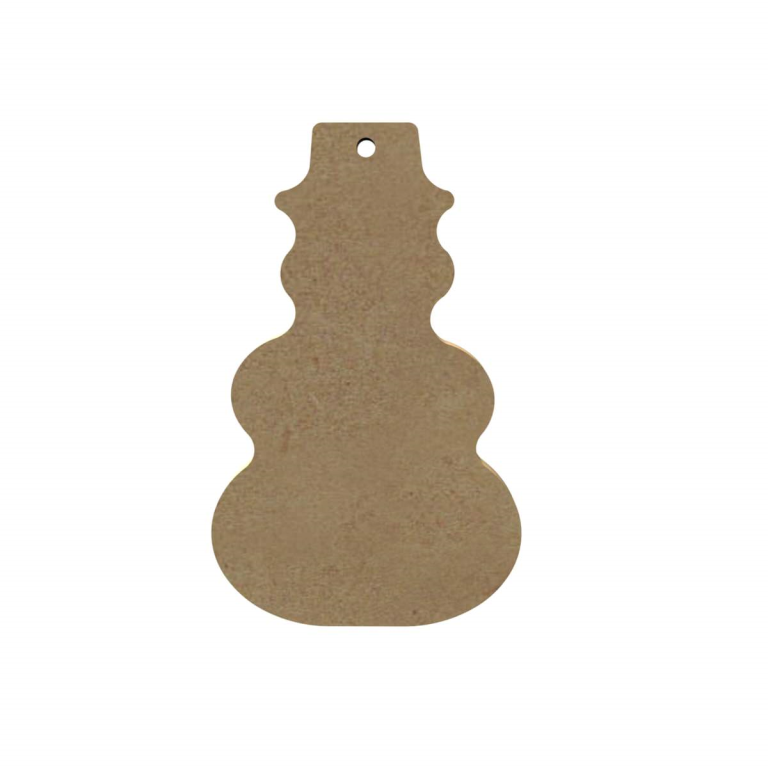 Gomille MDF Figuur Sneeuwpop 10 cm