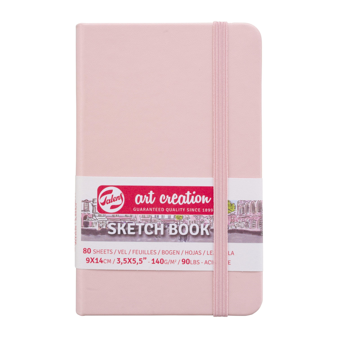 TAC Schetsboek 9x14 cm 140gr 80 vel Roze