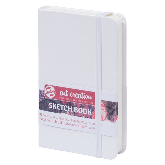 TAC Schetsboek 9x14 cm 140gr 80 vel Wit