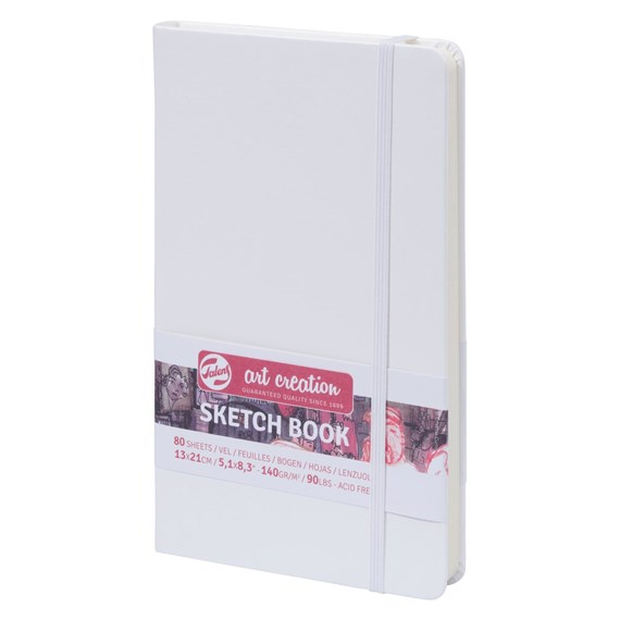 TAC Schetsboek 13x21 cm 140 gr 80 vel Wit