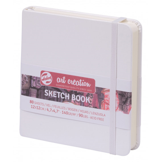 TAC Sketchbook 12x12 cm 140gsm 80 sheets White