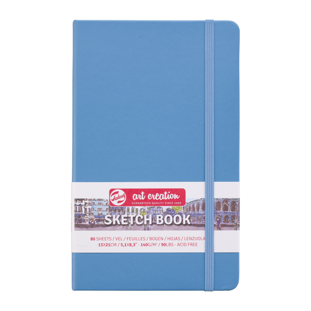 TAC Schetsboek 13x21 cm 140gr 80 vel Blauw