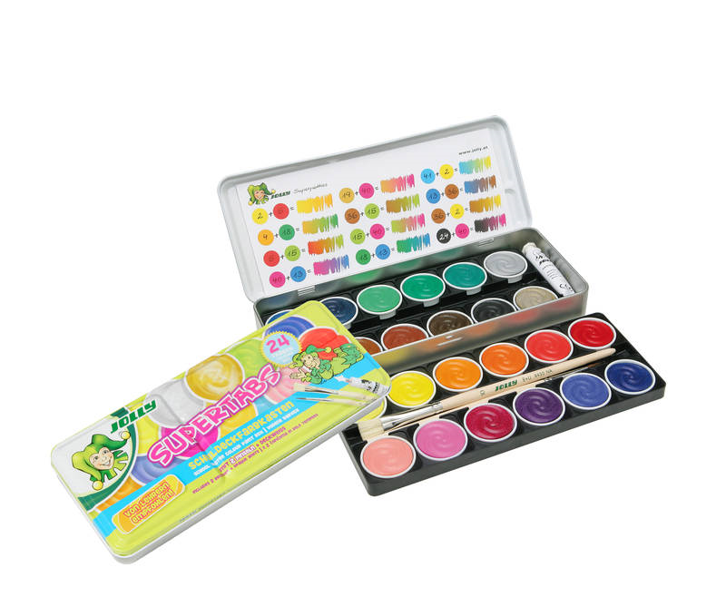 Jolly Supertabs Watercolor 24 colors