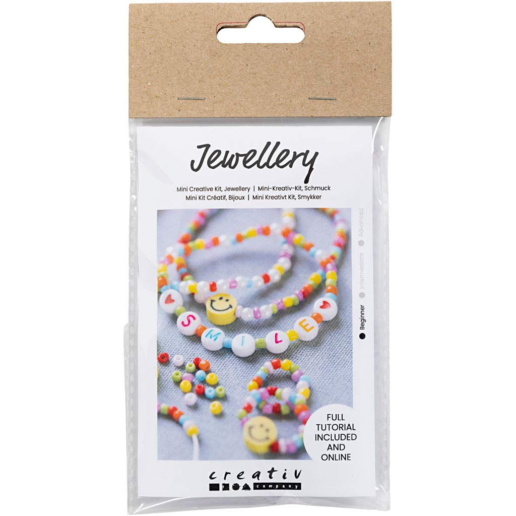 CC Kreatives Mini-Hobby-Set Schmuck Smileys Armbänder