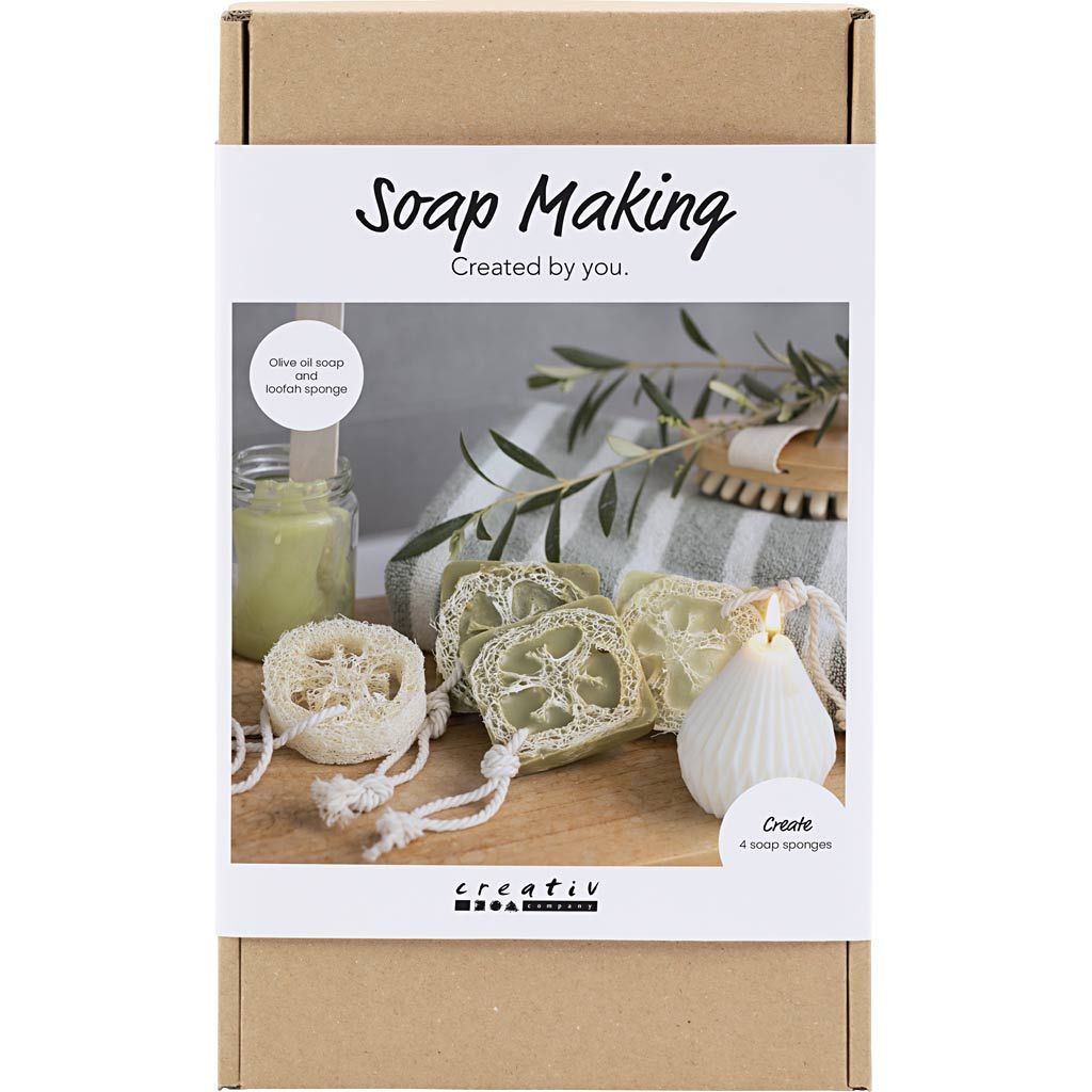 CC Hobby Set Soap Making Loofah Olive Green