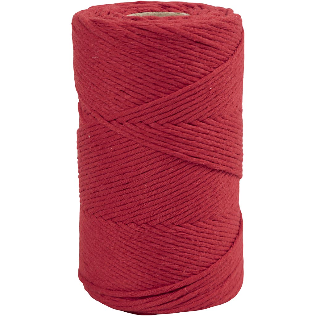 CC Macrame Cord 2 mm 198 m Red