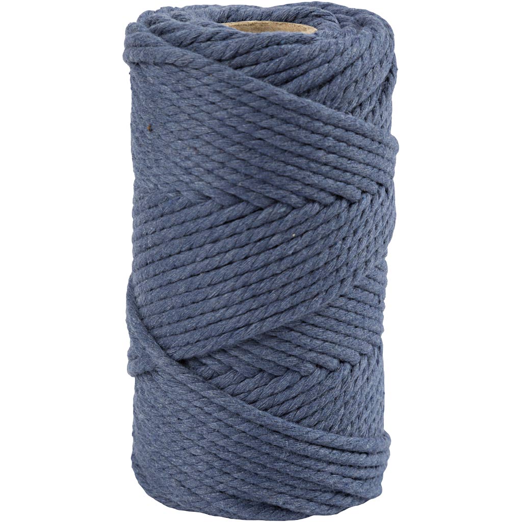 CC Macramékoord 4 mm 55 m Blauw