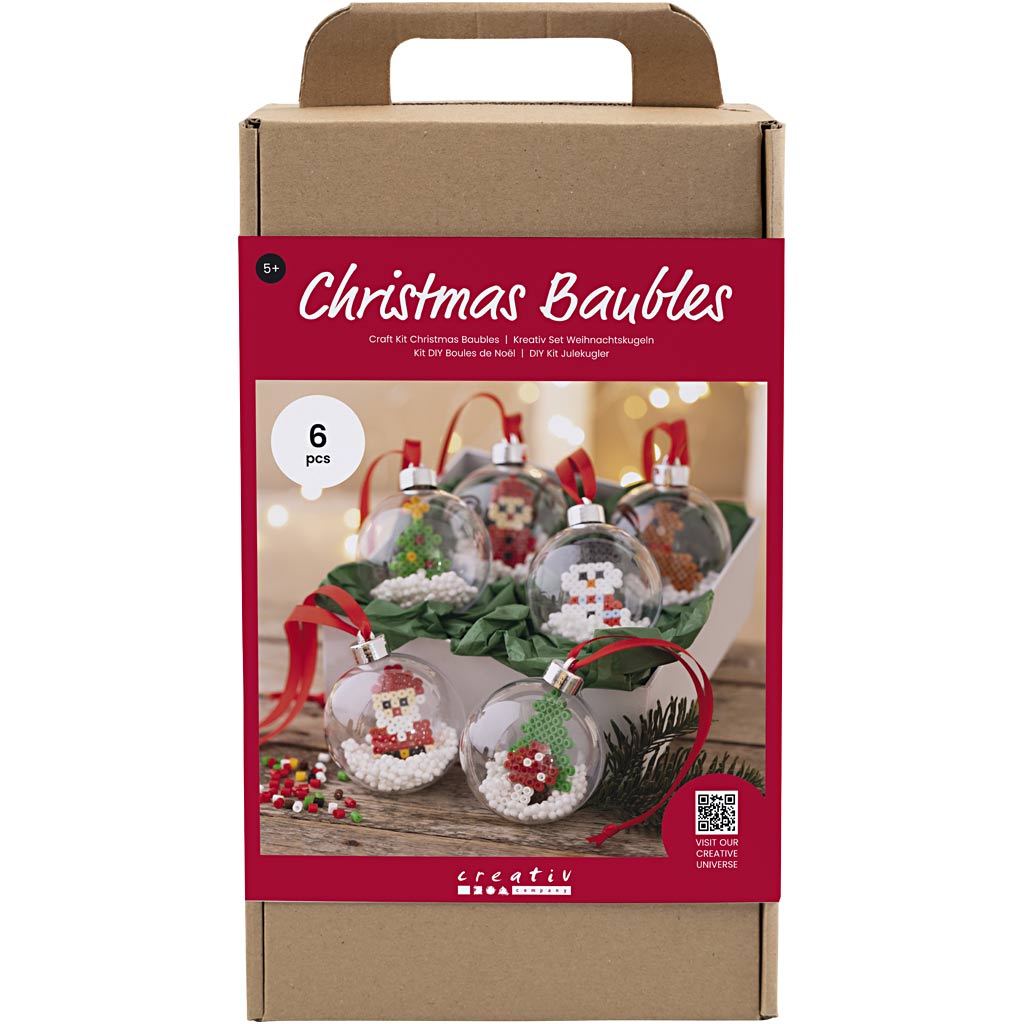 CC Hobbyset Christmas Baubles Iron-on Beads