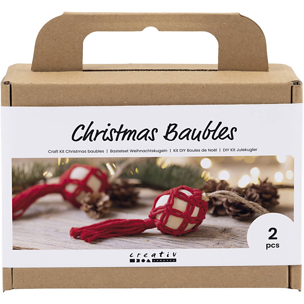 CC Mini Kreativbox Weihnachtsornamente Makramee