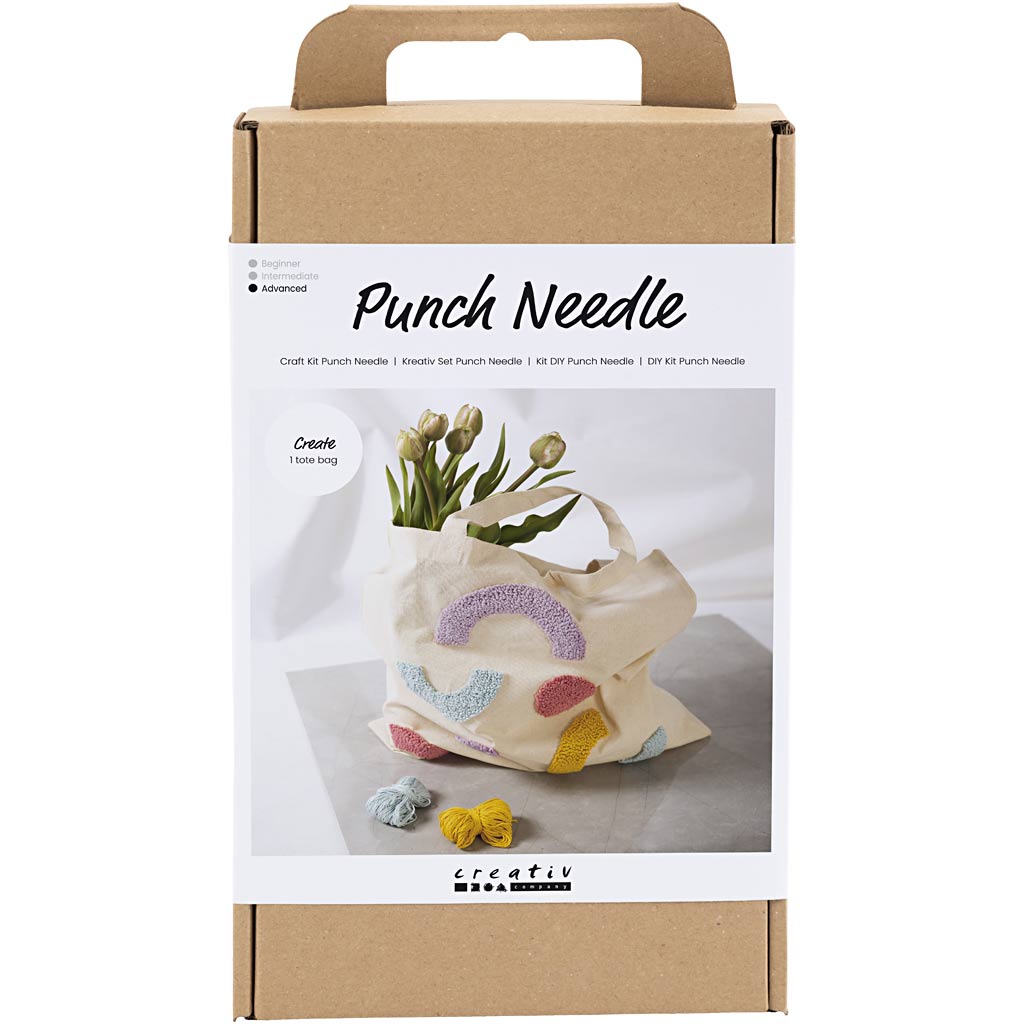 CC Hobbyset Punch Needle Draagtas Pastelkleuren