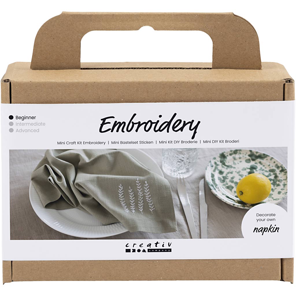 CC Mini Hobby Set Embroidery Napkin
