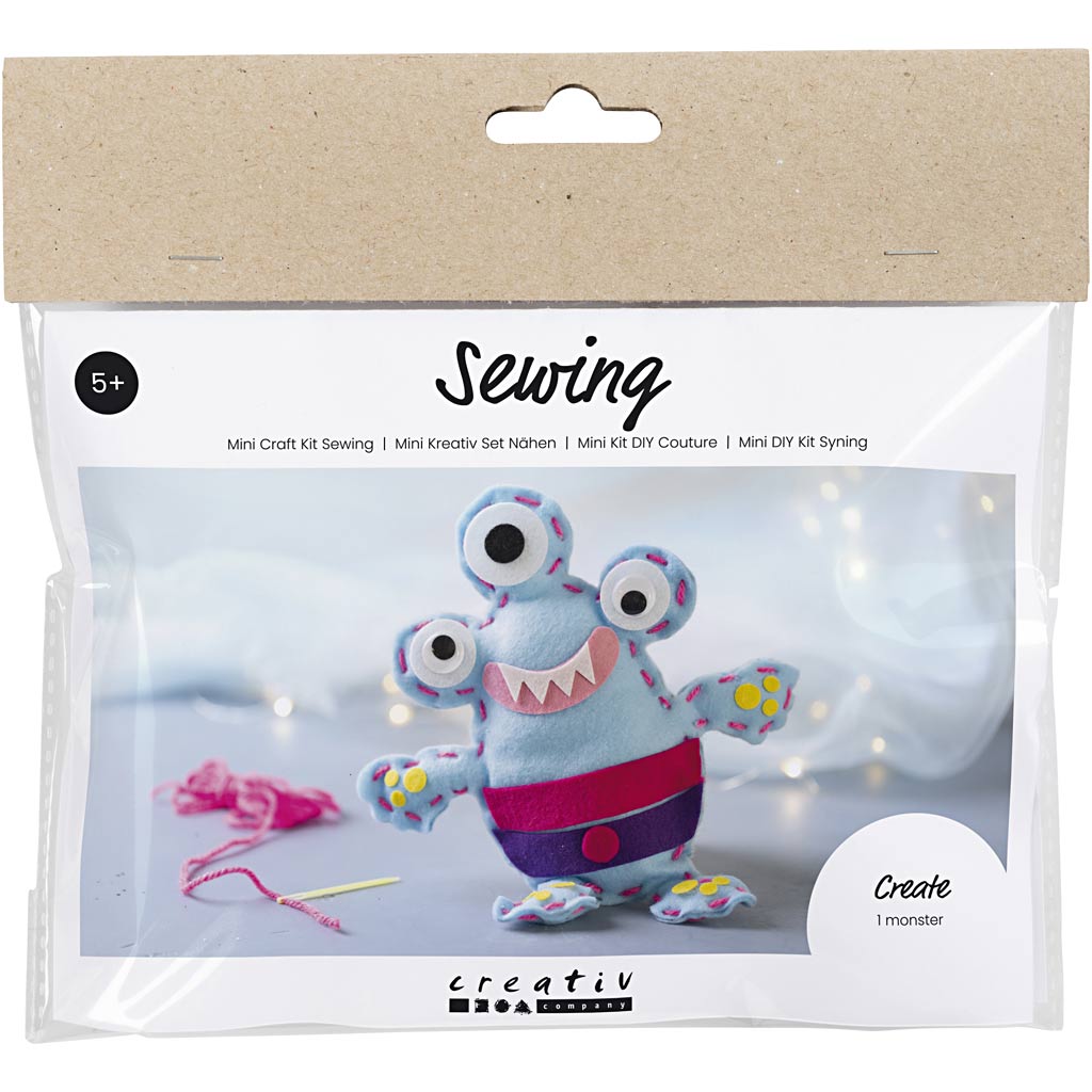 CC Mini-Hobbyset Nähen Filzmonster
