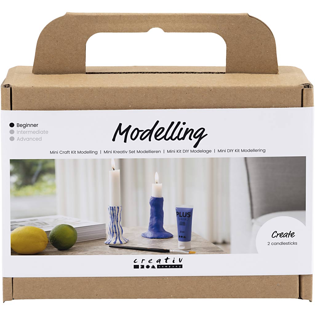 CC Mini Hobbyset Modellieren 2 Kerzenständer