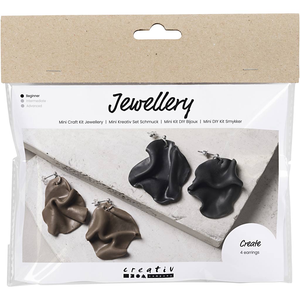 CC Mini Craft Kit Jewelry Clay Curved Earrings