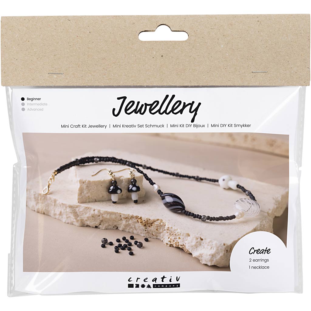 CC Mini Hobbyset Schmuck Schwarze Harmonie Coole Halskette