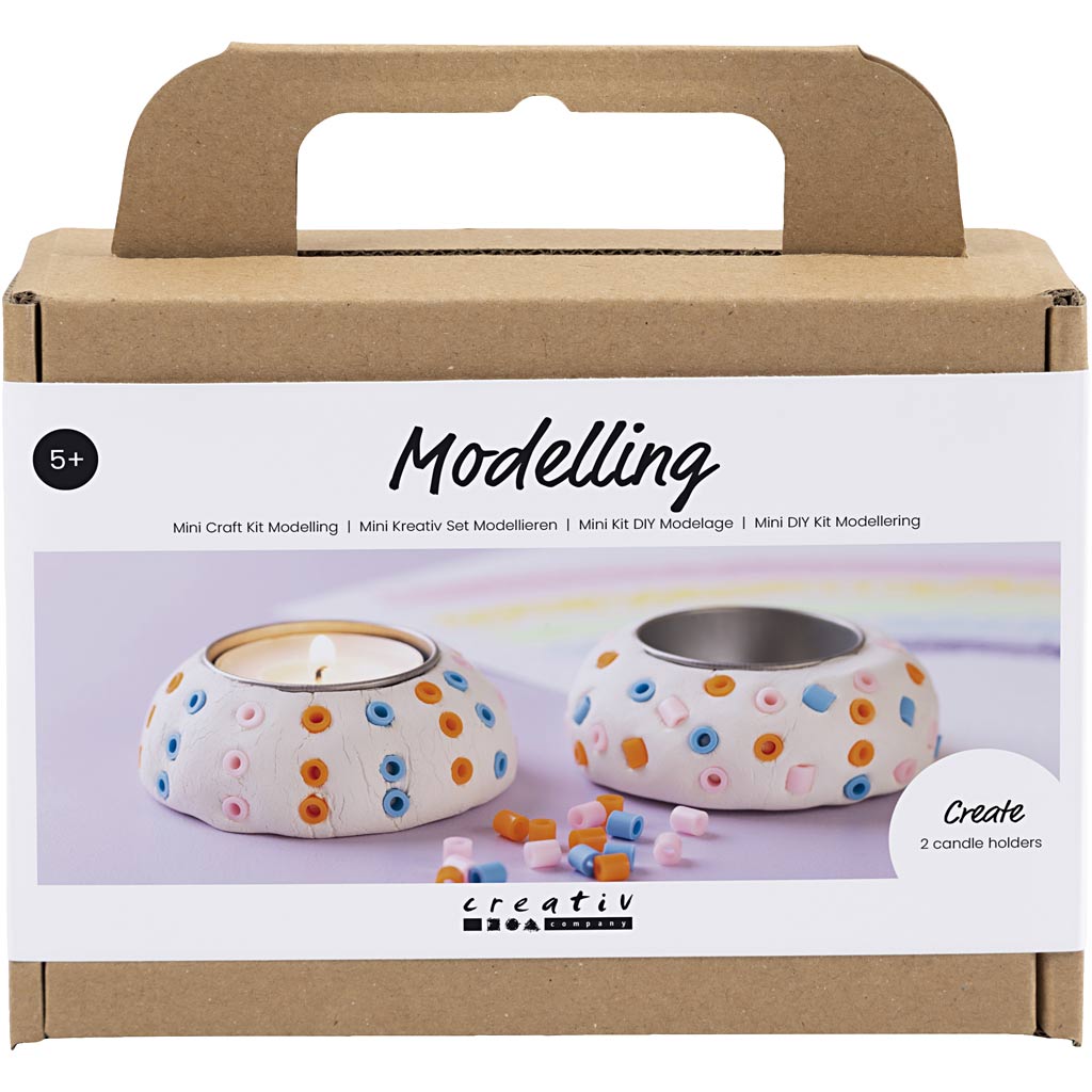 CC Mini Hobbyset Modellieren Kerzenhalter