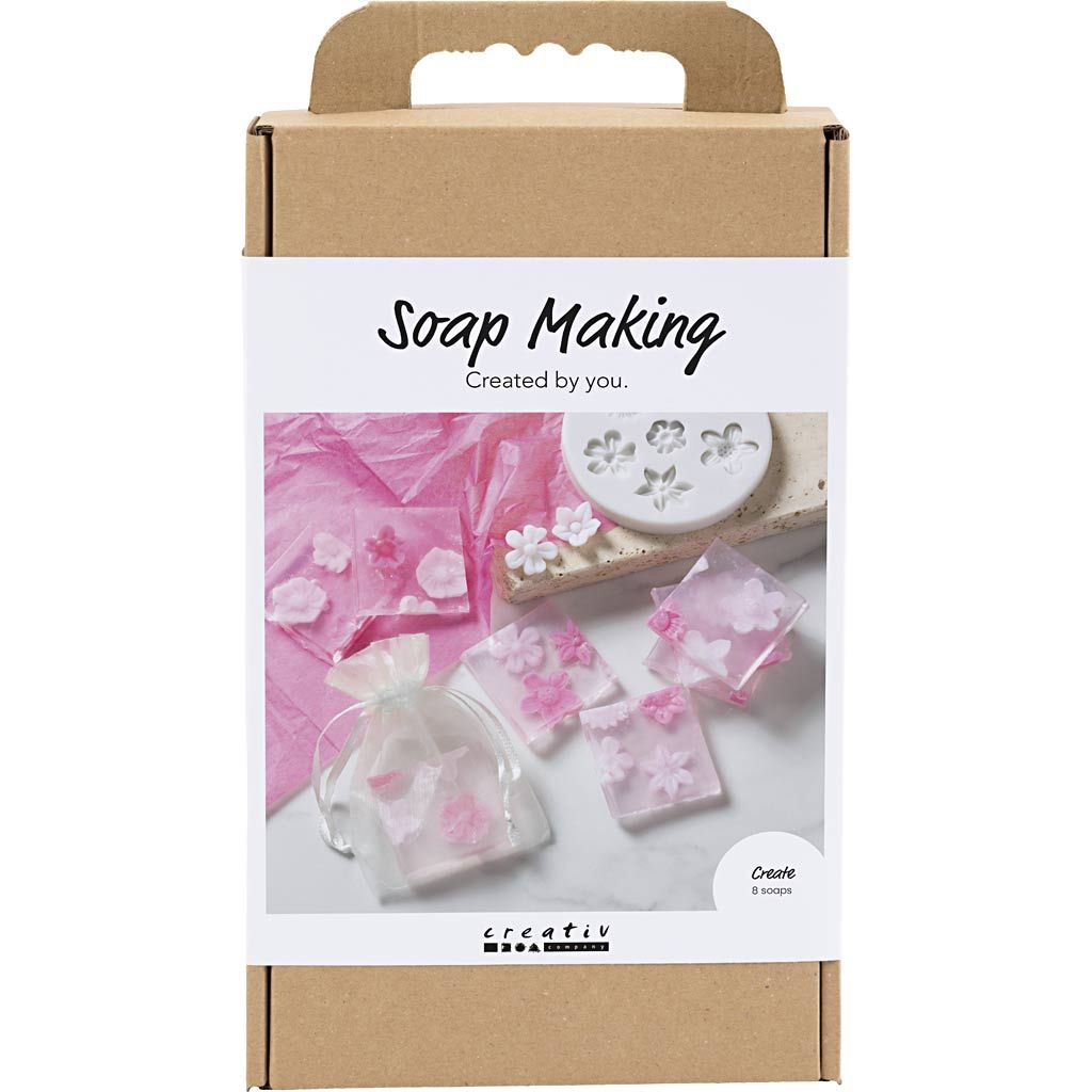 CC Hobbyset Zeep Maken Bloemen Roze