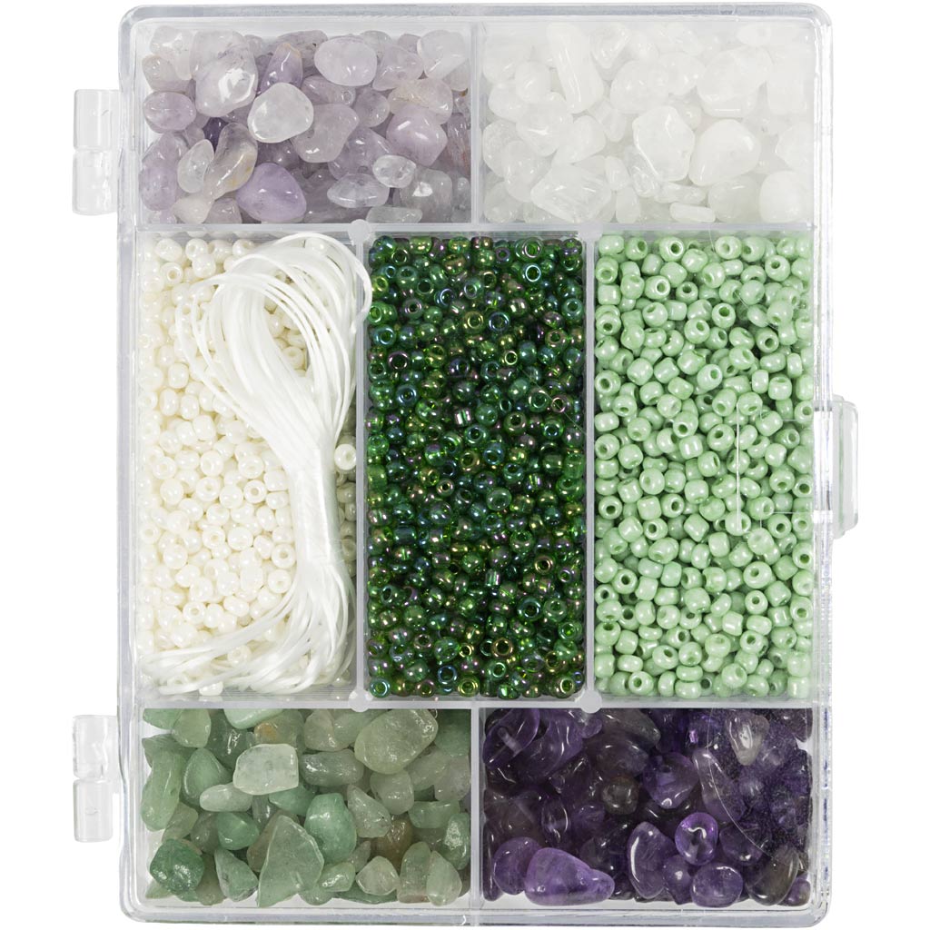 CC Creative Box Jewelry Crystal Beads Assorted Colors