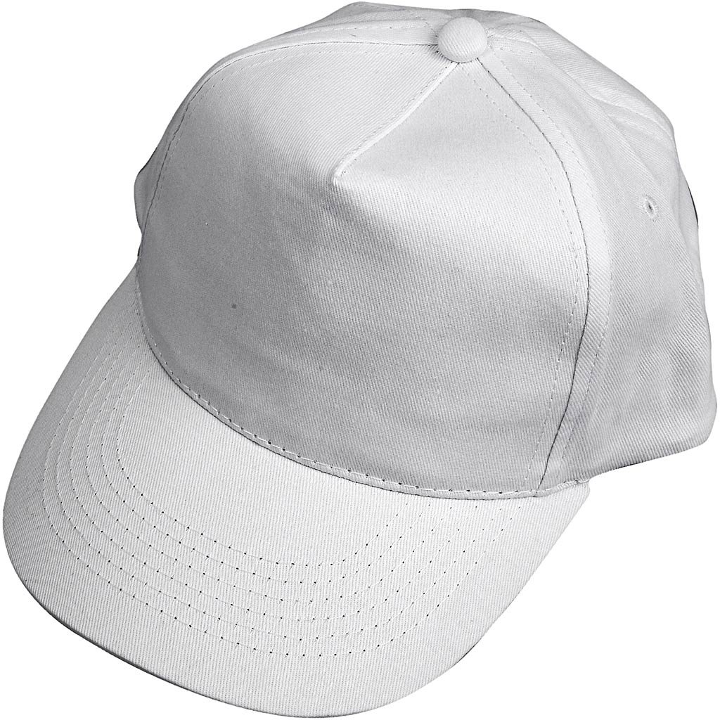 CC Cotton Baseball Cap 49-56 cm White