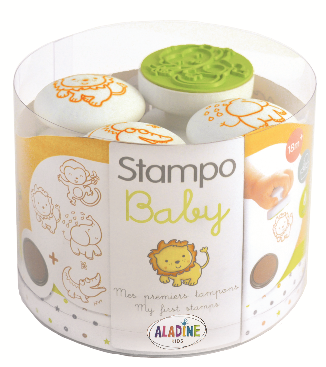 Aladine Stampo Baby Jungle Animals Stamps Set of 4