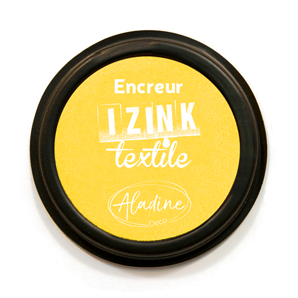 Aladine Izink Inktkussen Textiel Geel