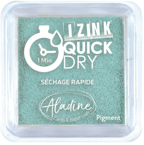 Aladine Izink Quick Dry Pigment Ink Pad 5x5 cm Light Blue
