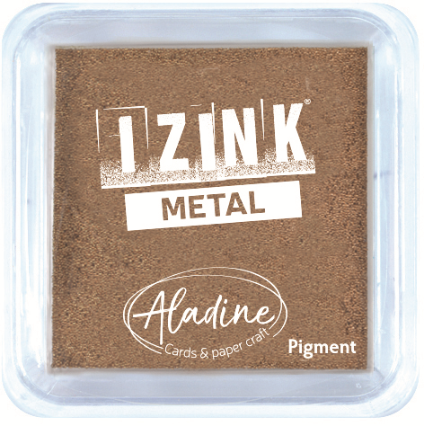 Aladine Izink Quick Dry Pigment Inktkussen 5x5 cm Koper