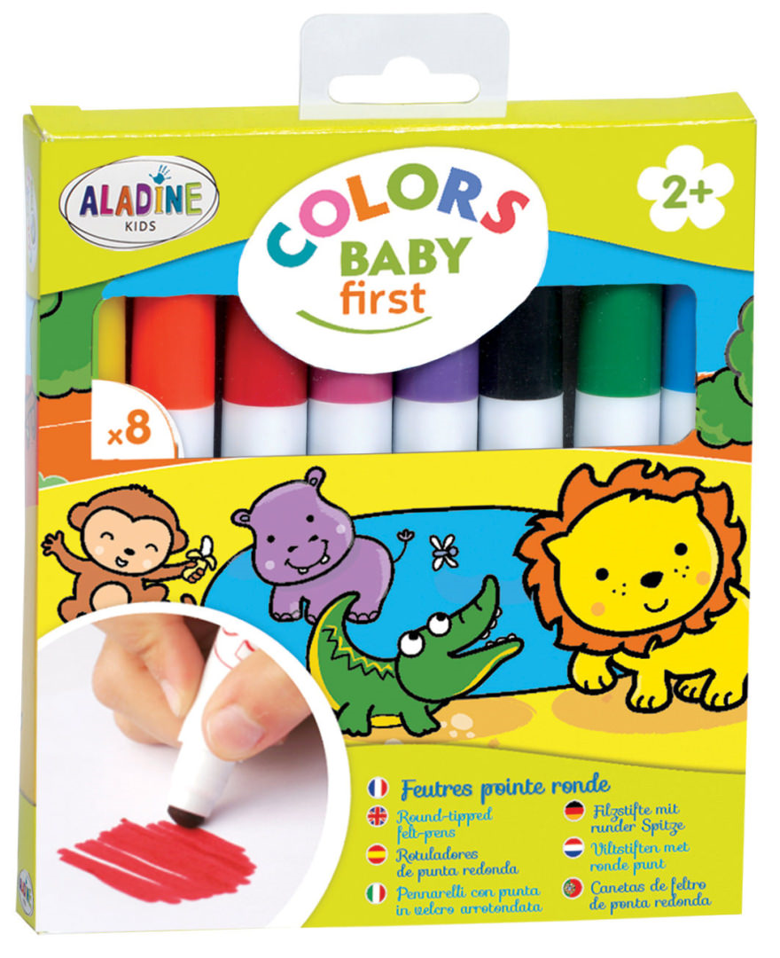 Aladine Kids Viltstiften Set 8 stuks