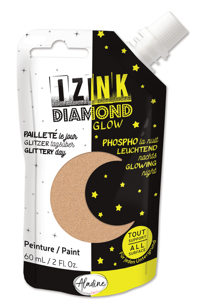 Aladine Izink Diamond Glow 60 ml Goud