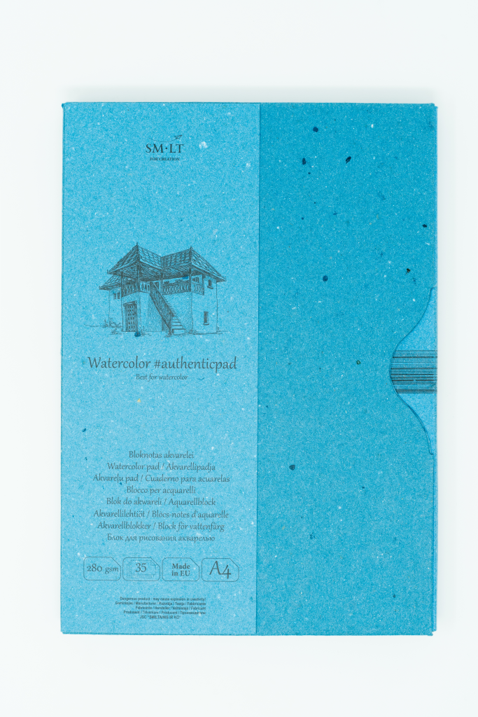 SMLT Papiermappe Aquarell A4 280g 35 Blatt