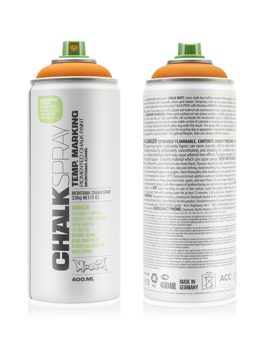 Montana Chalk Spray 400 ml Orange