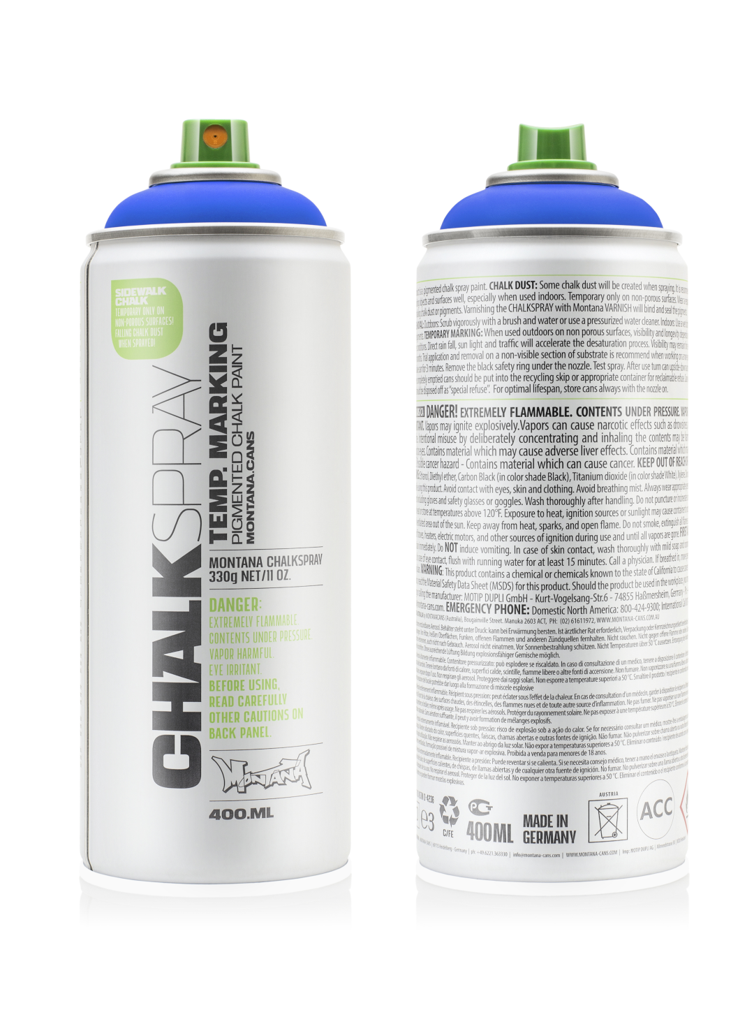 Montana Chalk Spray 400 ml Blau
