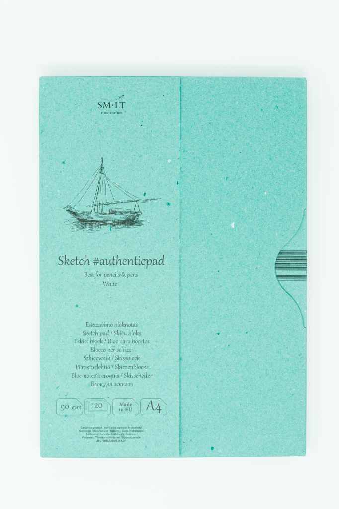 SMLT Papiermappe Skizzen A4 90g 120 Blatt