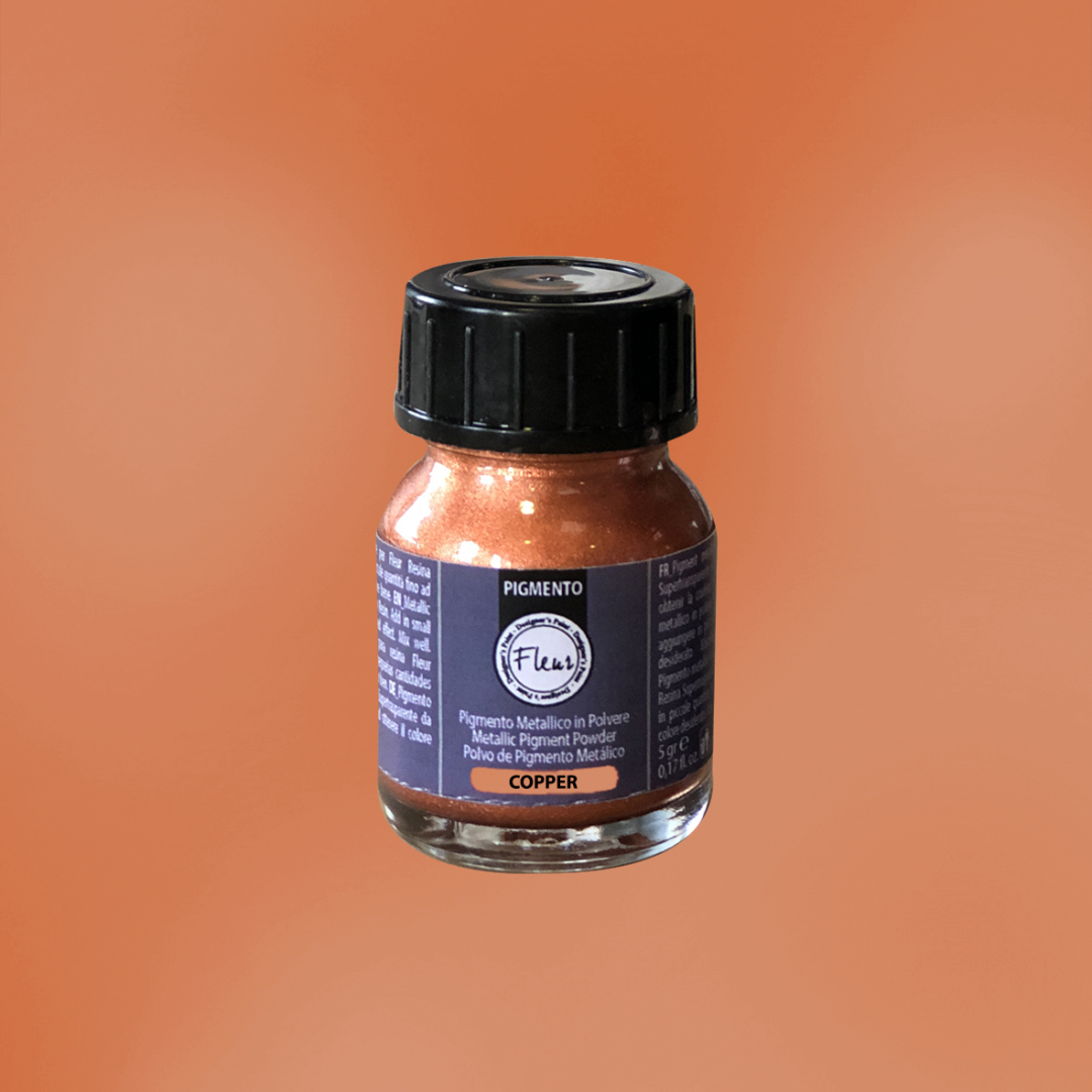 Fleur Epoxidharz Pigmentpulver 5 g Kupfer