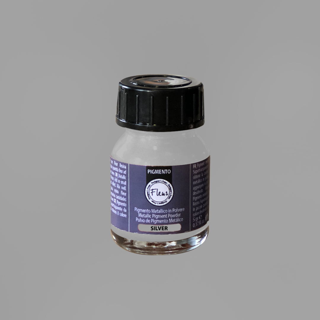 Fleur Epoxidharz Pigmentpulver 5 g Silber