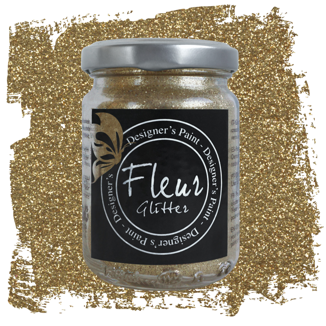 Fleur Glitter 90 gr Champagne