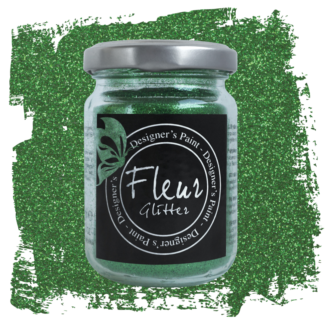 Fleur Glitter 90 g Jadegrün