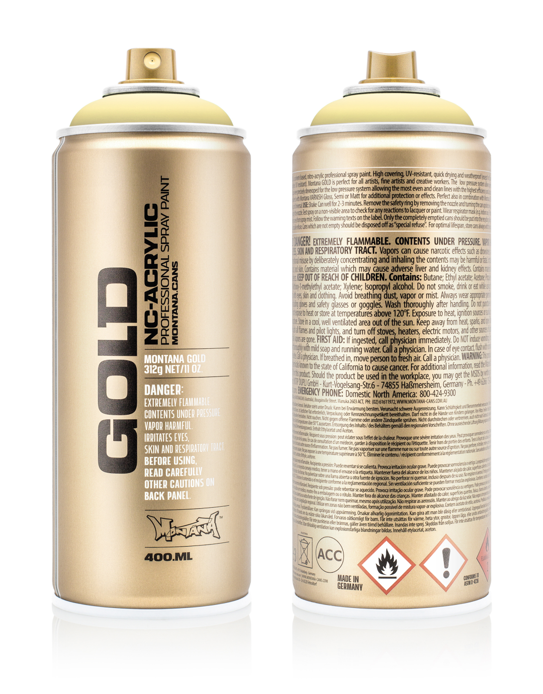 Montana Gold Spuitbus 400 ml Vanilla