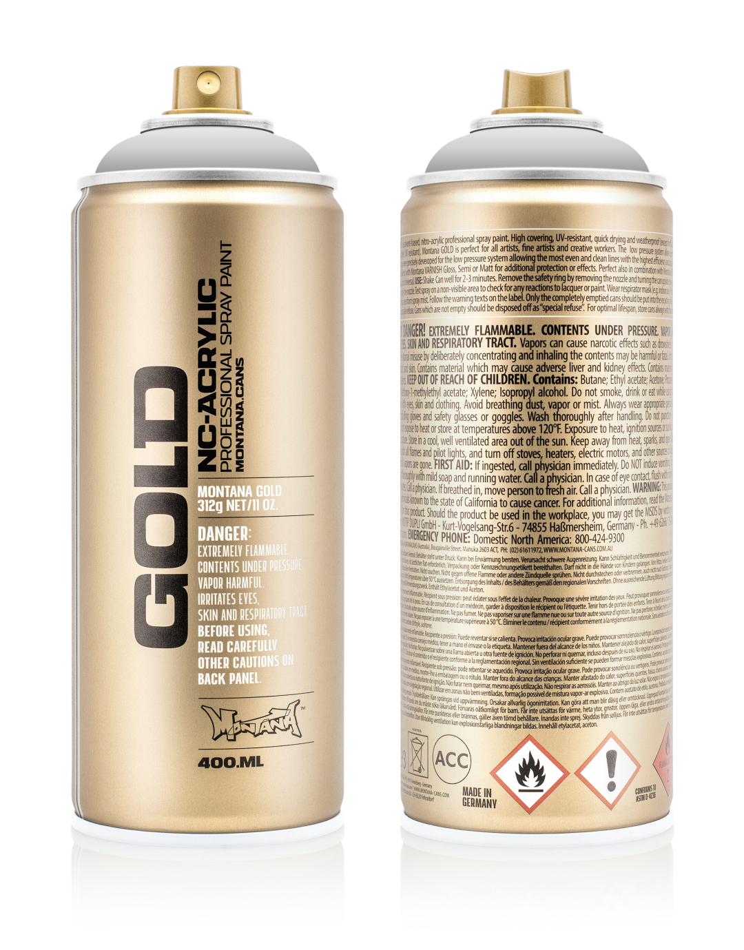 Montana Gold Sprühdose 400 ml Wall