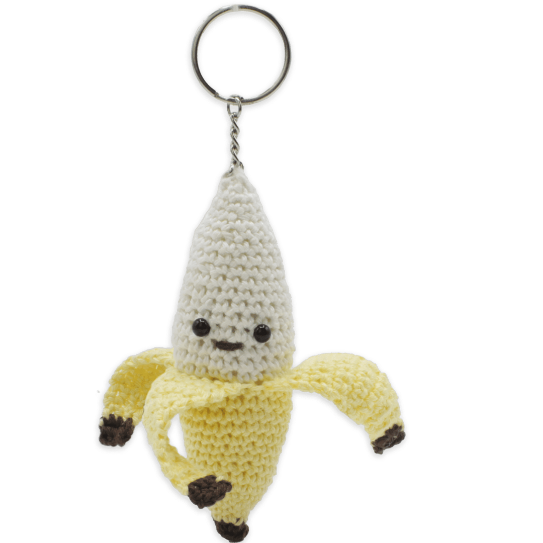 Hardicraft Häkelset Taschenanhänger Banane 12 cm
