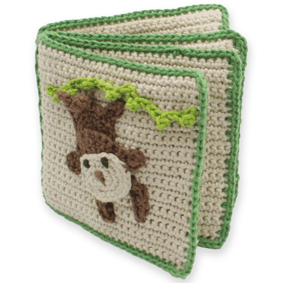 Hardicraft Häkelpaket Soft-Büchlein Dschungel 12x11 cm