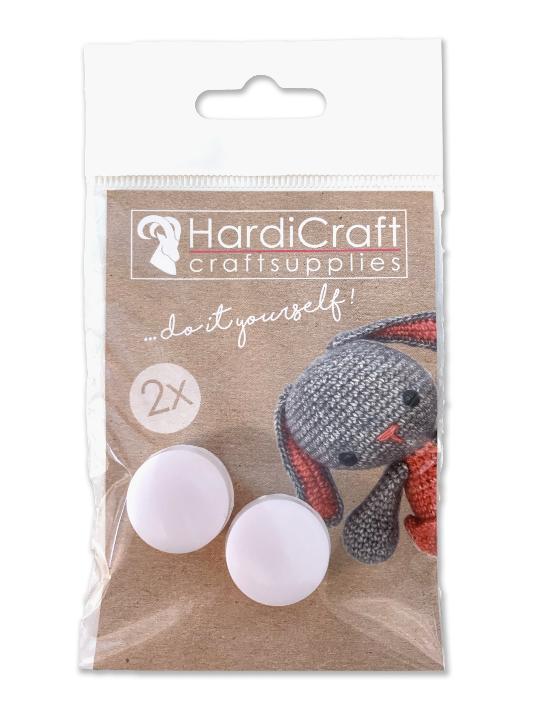 Hardicraft Rammelaar Schijfjes 22 mm 2 stuks